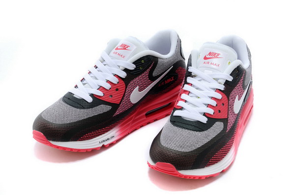 Air Max 90 Lunar C3.0 Womens Shoe Black / Pink Red / White